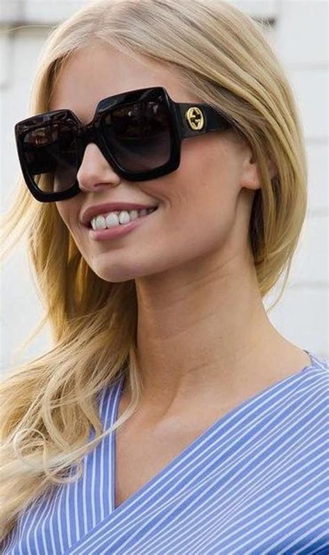 wearing womens gucci sunglasses|authentic Gucci sunglasses women.